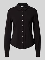 Regular Fit Hemdbluse aus Jersey mit Knöpfen in Perlmut-Optik von s.Oliver BLACK LABEL - 15