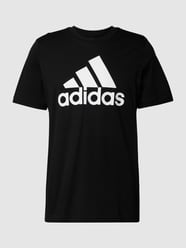 T-Shirt mit Label-Print von ADIDAS SPORTSWEAR Schwarz - 45