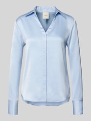 bluzka o kroju regular fit z dekoltem w serek od Calvin Klein Womenswear - 3