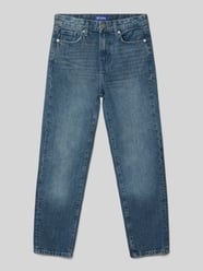 Jeansy o kroju straight fit z czystej bawełny model ‘EDGE’ od Only & Sons - 29