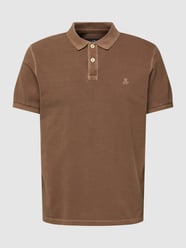 Poloshirt mit kurzer Knopfleiste von Marc O'Polo - 25