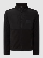 Fleecejack met contrastdetails van Calvin Klein Jeans Zwart - 15