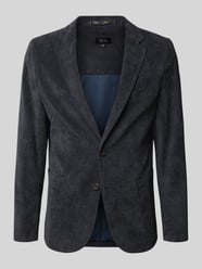 Marynarka na 2 guziki o kroju slim fit z kieszenią na piersi od camel active - 32