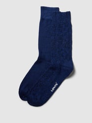 Socken mit Label-Details im 2er-Pack Modell 'BASKET' von Levi's® Blau - 22