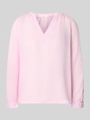 Bluzka tunikowa o kroju regular fit z ramii od Lanius Fuksjowy - 9