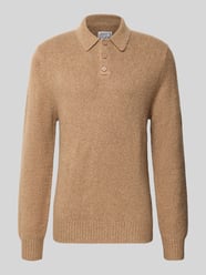 Regular Fit Pullover mit Baumwoll-Woll-Anteil Modell 'WALTER' von Jake*s Studio Men Beige - 38