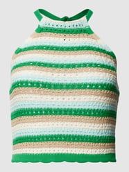 Top mit Muschelsaum Modell 'SHAJI' von Vero Moda Grün - 48