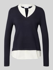 Sweter z dzianiny z fakturowanym wzorem od comma - 30