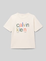 T-shirt z nadrukiem z logo od Calvin Klein Jeans - 15
