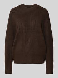 Relaxed Fit Strickpullover mit Woll-Anteil Modell 'Gillian' von mbyM - 15