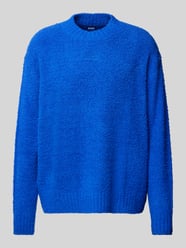 Gebreide pullover met labelstitching, model 'Sanou' van Hugo Blue - 47