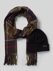 Muts en sjaal in een set van katoenmix van Barbour - 15