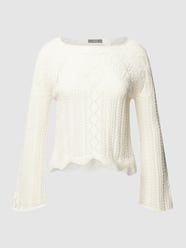 Gebreide pullover met structuurmotief, model 'GINGER' van Vero Moda Beige - 43