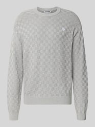 Regular Fit Strickpullover aus reiner Baumwolle mit Label-Detail von REVIEW - 46