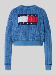 Sweter o kroju regular fit z czystej bawełny od Tommy Jeans - 1