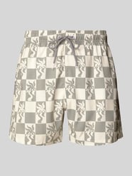 Zwembroek met elastische band, model 'Clara Palm' van BOARDIES - 47