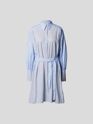 Midikleid mit Taillengürtel von Victoria Victoria Beckham Blau / Türkis - 11