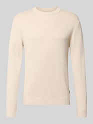 Regular Fit Strickpullover aus reiner Baumwolle Modell 'MILANO' von JACK & JONES - 7