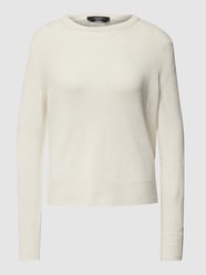 Gebreide pullover van puur vlas, model 'Volpino' van Weekend Max Mara Wit - 31