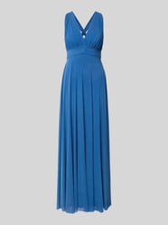 Abendkleid mit V-Ausschnitt und Raffungen von Jake*s Cocktail - 4