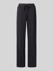 Spodnie dresowe o kroju relaxed fit z mieszanka modalu model 'HUGO HEART' od HUGO - 21