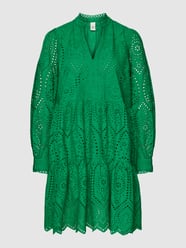 Minikleid mit Häkelspitze Modell 'Holi' von YAS Grün - 10