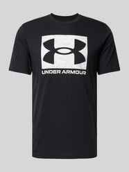 Boxy Fit T-Shirt mit Label-Print von Under Armour Schwarz - 14