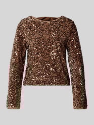 Regular fit shirt met lange mouwen met pailletten, model 'CONFIDENCE' van Only - 31