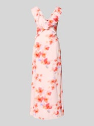 maxi-jurk van viscose met volants model 'Callindra' van mbyM Fuchsia - 17