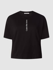 PLUS SIZE Boxy Fit T-Shirt mit Logo-Print  von Calvin Klein Jeans Plus Schwarz - 17