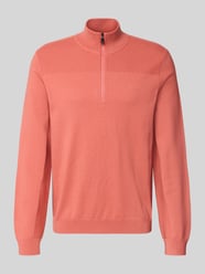 Regular Fit Pullover mit Schurwoll-Anteil Modell 'KN_Momentum-X QZ' von BOSS Green - 2