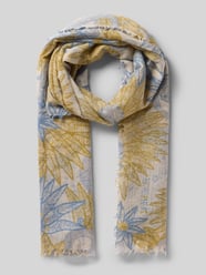 Sjaal in all-over look met franjes van Hemisphere - 46