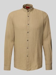Slim fit zakelijk overhemd met maokraag, model 'Elvory' van HUGO - 6