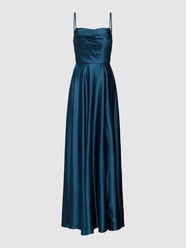 Abendkleid in Wickel-Optik von Laona Blau - 19