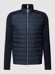 Strickjacke mit Zweiwege-Reißverschluss Modell 'Medesimo' von BOSS Blau - 7