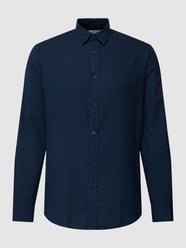 Slim Fit Flanellhemd mit Tartan-Karo von SELECTED HOMME Blau - 14