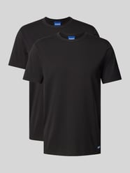 Regular fit T-shirtset van katoenmix model 'NAOLO' in 2-pack van HUGO Blue - 10