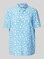 Bluse mit Umlegekragen von Marc O'Polo Denim Blau - 16