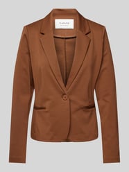 Regular fit blazer met reverskraag, model 'Rizetta' van B.Young Bruin - 30