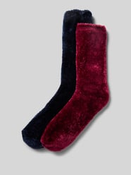 Sokken in 2-pack model 'WOMEN SUSTAINABLE COSY' van camano Bordeaux - 41