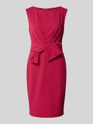 Knielanges Cocktailkleid mit Knotendetail von Vera Mont - 1