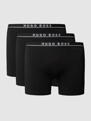 PLUS SIZE boxershort met stretch in een set van 3 stuks van Boss Black Big&Tall Grijs / zwart - 23