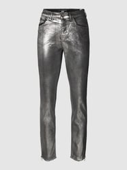 Slim Fit Jeans in Metallic-Optik Modell 'Rich' von MAC - 45