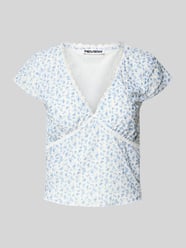 T-Shirt mit Spitzenbesatz von Review - 29