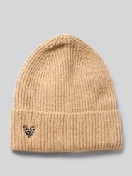 One Size Mütze mit Woll-Anteil Modell 'NIVA' von Pieces Beige - 36