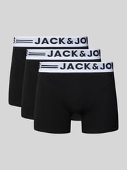 Boxershort met elastische band met logo in een set van 3 stuks van Jack & Jones - 1