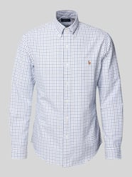 Regular Fit Freizeithemd mit Label-Stitching von Polo Ralph Lauren Blau - 8