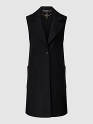 Weste mit Label-Detail von Marc Cain Grau / Schwarz - 25