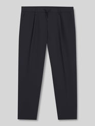 Taps toelopende plooibroek met half-elastische tailleband model 'CONVERT-PLEAT' van BOSS Green - 7