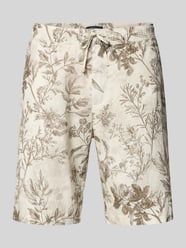 Shorts aus Leinen-Mix mit Eingrifftaschen von MCNEAL Beige - 33